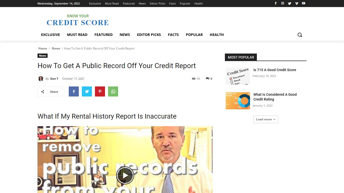 How To Get A Public Record Off Your Credit Report